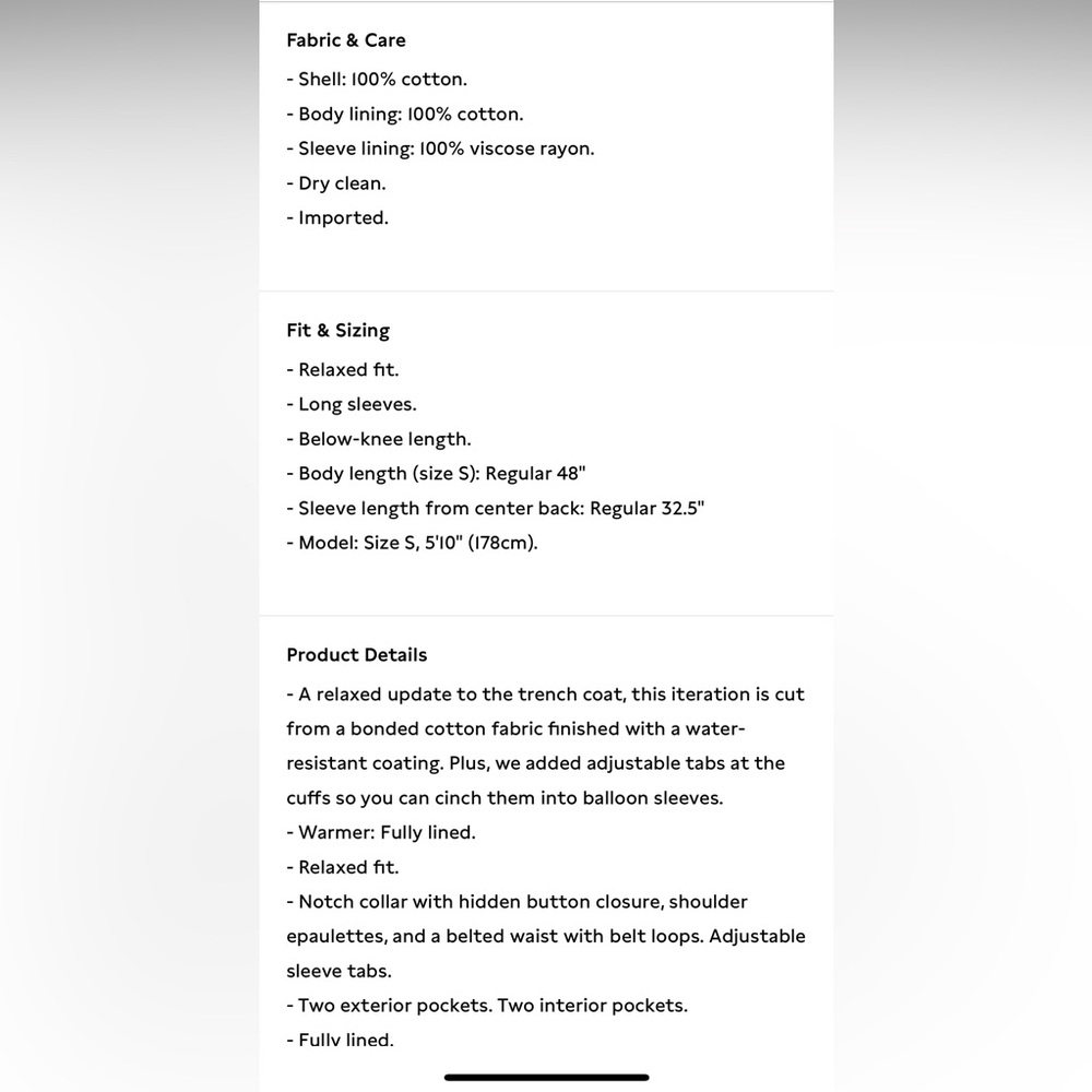 Banana Republic Black Trench Coat - Picture 12 of 12